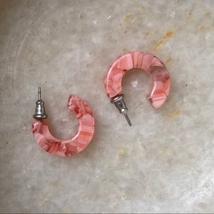 Machete Muse Hoops in Pink